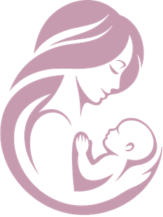 Illustration of a caregiver holding an infant